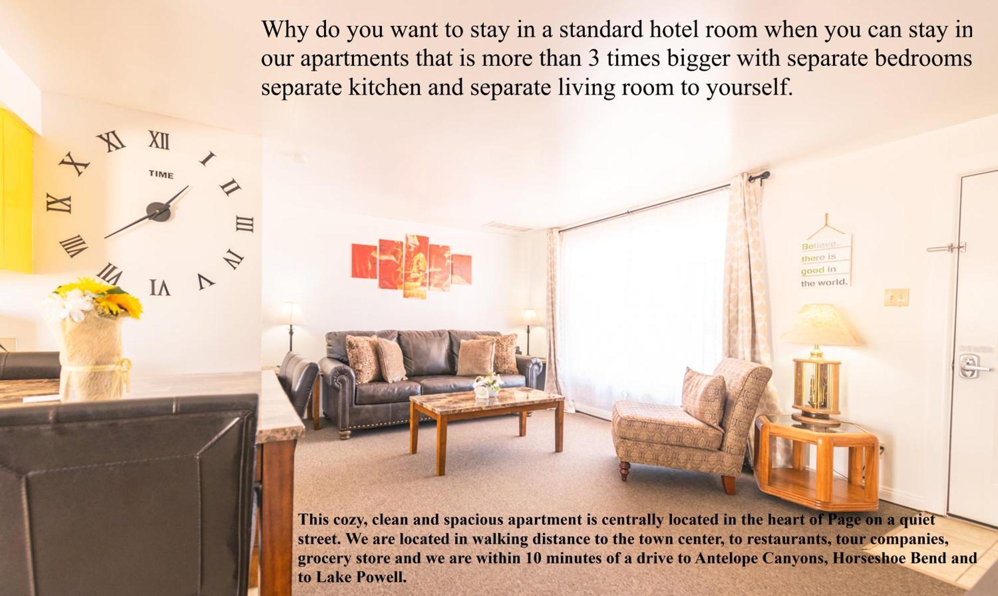 1 Or 3 Bedroom Apartment With Full Kitchen Page Dış mekan fotoğraf